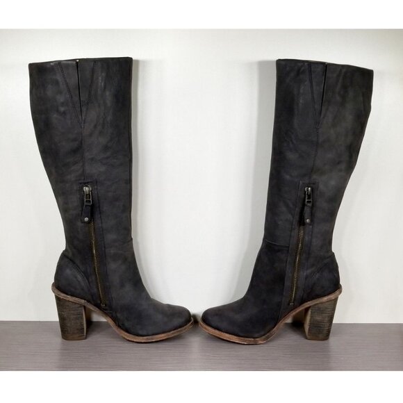 Timberland Marge Tall Boot, Nine Iron Stampede Leather, Womens Size 6 M - Picture 6 of 8